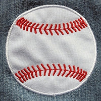 Softball Baseball Applique Sports Ball