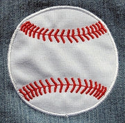 Softball Baseball Applique Sports Ball