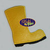 Summer time Rubber Rain Boots Wellies Applique Embroidery Designs Design