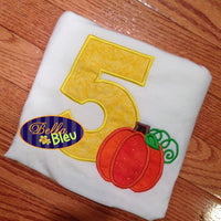 5th Fifth Five Fall Pumpkin Birthday Party