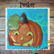 Pumpkin Fall peeker