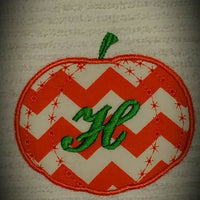 Applique Adorable Pumpkin Thanksgiving Halloween embroidery design