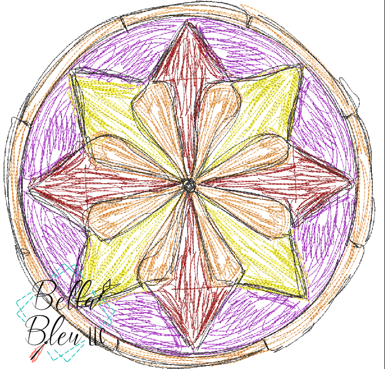 Quilt Block Scribble