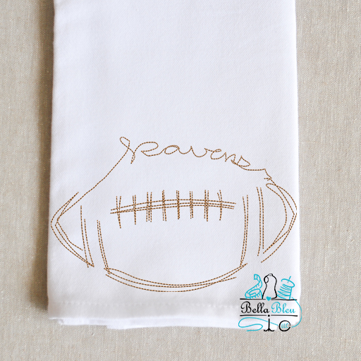 Ravens Signature Mascot Football Bean Stitch