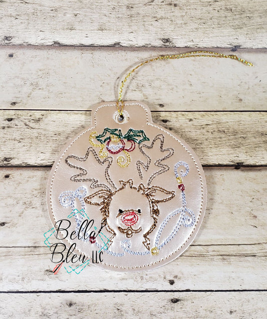 ITH Reindeer Christmas Ornament
