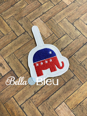 Republican Elephant Key Fob ITH