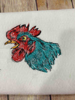 Rooster 8 Scribble Sketch