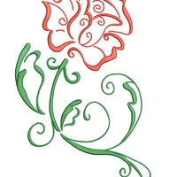 Stemmed Rose 01