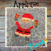 Santa Raggy Applique Embroidery Design