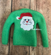 Santa Claus ITH Elf Shirt Sweater Machine Embroidery design
