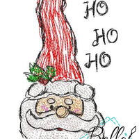 Santa Ho ho ho Scribble