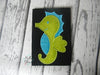 Nautical Seahorse Applique Machine Embroidery design