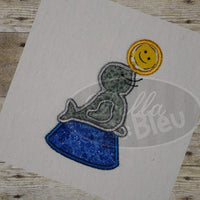 Sally the Circus Seal Applique Embroidery Design