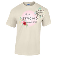 She is Strong Proverbs 31:25 religious Sublimation file