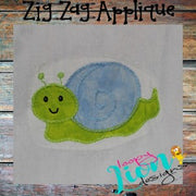 Snail Applique ZZ Embroidery Design