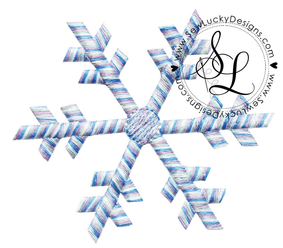 Snowflake filled design