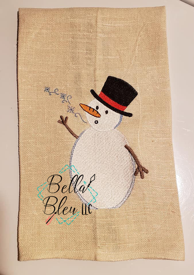 Snowman blowing Kisses