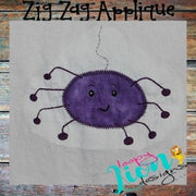 Spider Applique ZZ Embroidery Design
