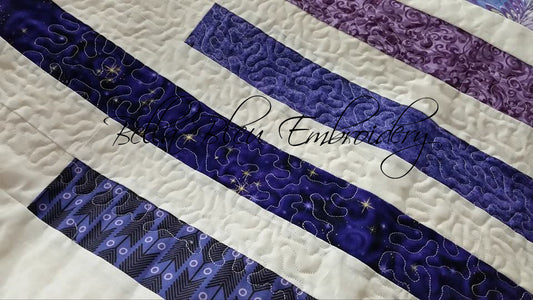 Stipple Quilting Stitch Embroidery Machine Design 6x6 8x8 hoops