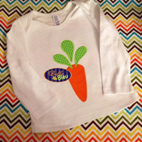 Cute Easter Carrot Embroidery Applique design Easter machine embroidery