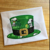 Leprechaun Hat Saint Patrick's Day machine applique design