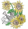 Sunflower Scribble 10