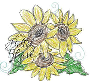 Sunflower Scribble 2
