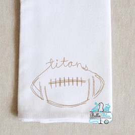 Titans Signature Mascot Football Bean Stitch