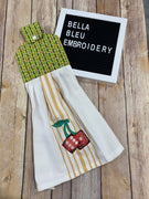 ITH Cherry Towel & Vintage Cherry Dice Bundle