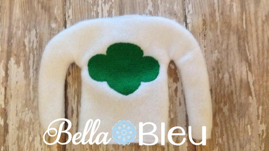 ITH In the Hoop Elf Trefoil Sweater Shirt Machine Embroidery Design