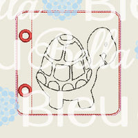 Ith Sea Turtle Coloring Page Pages machine embroidery design