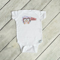 Sketchy Valentines Penguin Machine Embroidery Design 6x10