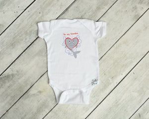 Sketchy Valentines Shark Machine Embroidery Design 4x4