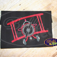Vintage Airplane Plane Applique Embroidery Designs Design