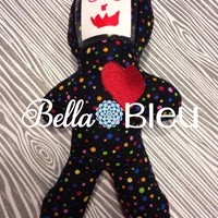 ITH In The Hoop Voodoo Voo doo Doll Machine Embroidery Design like damnit dang it doll
