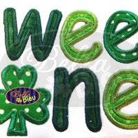 St Patrick's Day Irish Wee One Applique Embroidery Designs