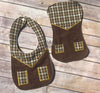 ITH In The hoop Western Cowboy Bib machine applique embroidery design