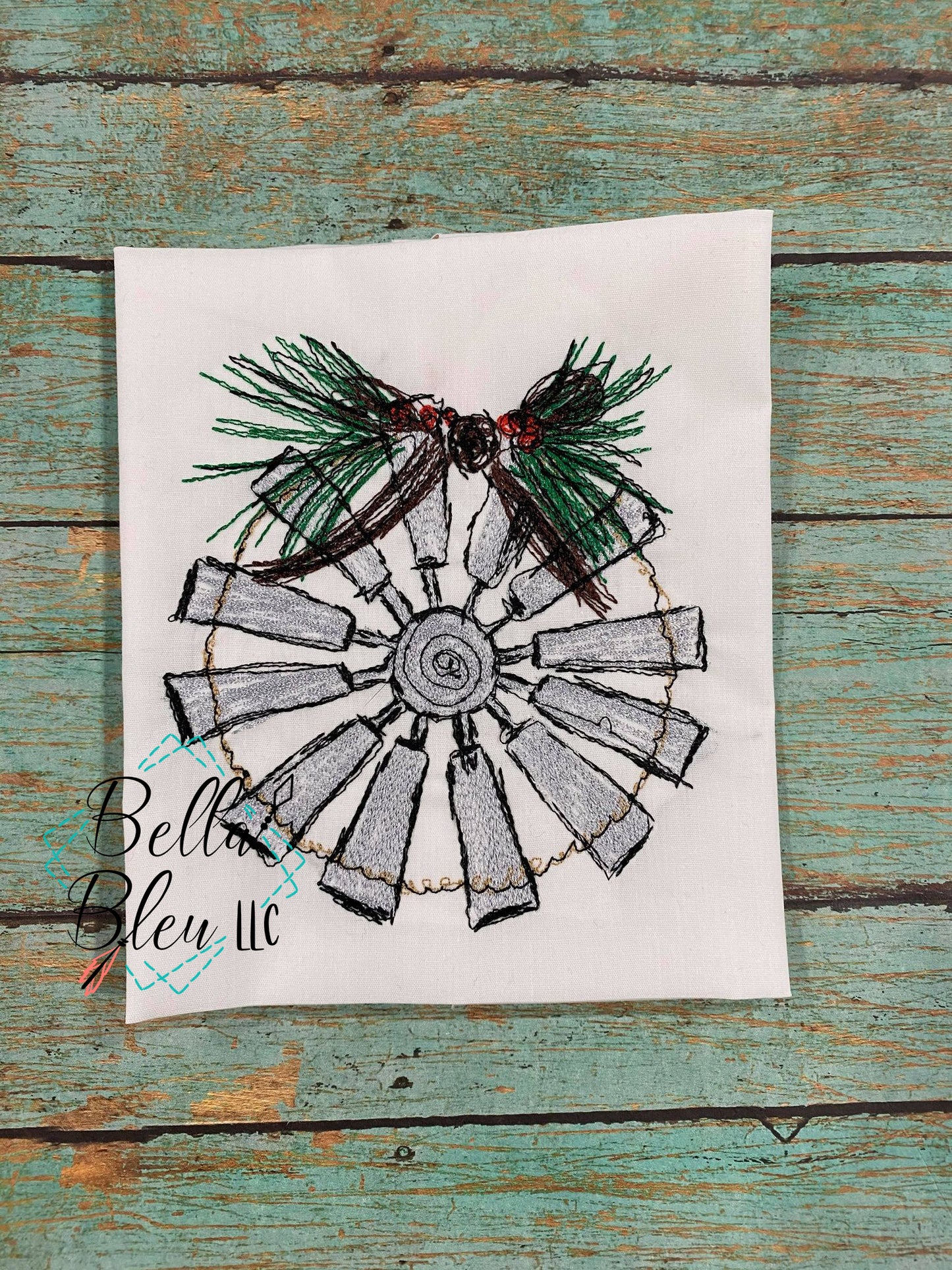 Christmas Windmill  Scribble