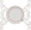 Monogram Winged Circle Frame Machine Applique Embroidery Design