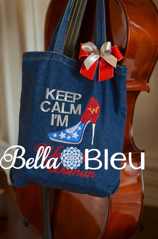 Sexy American America Hero Super Heels Applique Embroidery Design Monogram