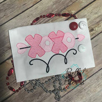 Valentine XOXO Sketchy Arrow